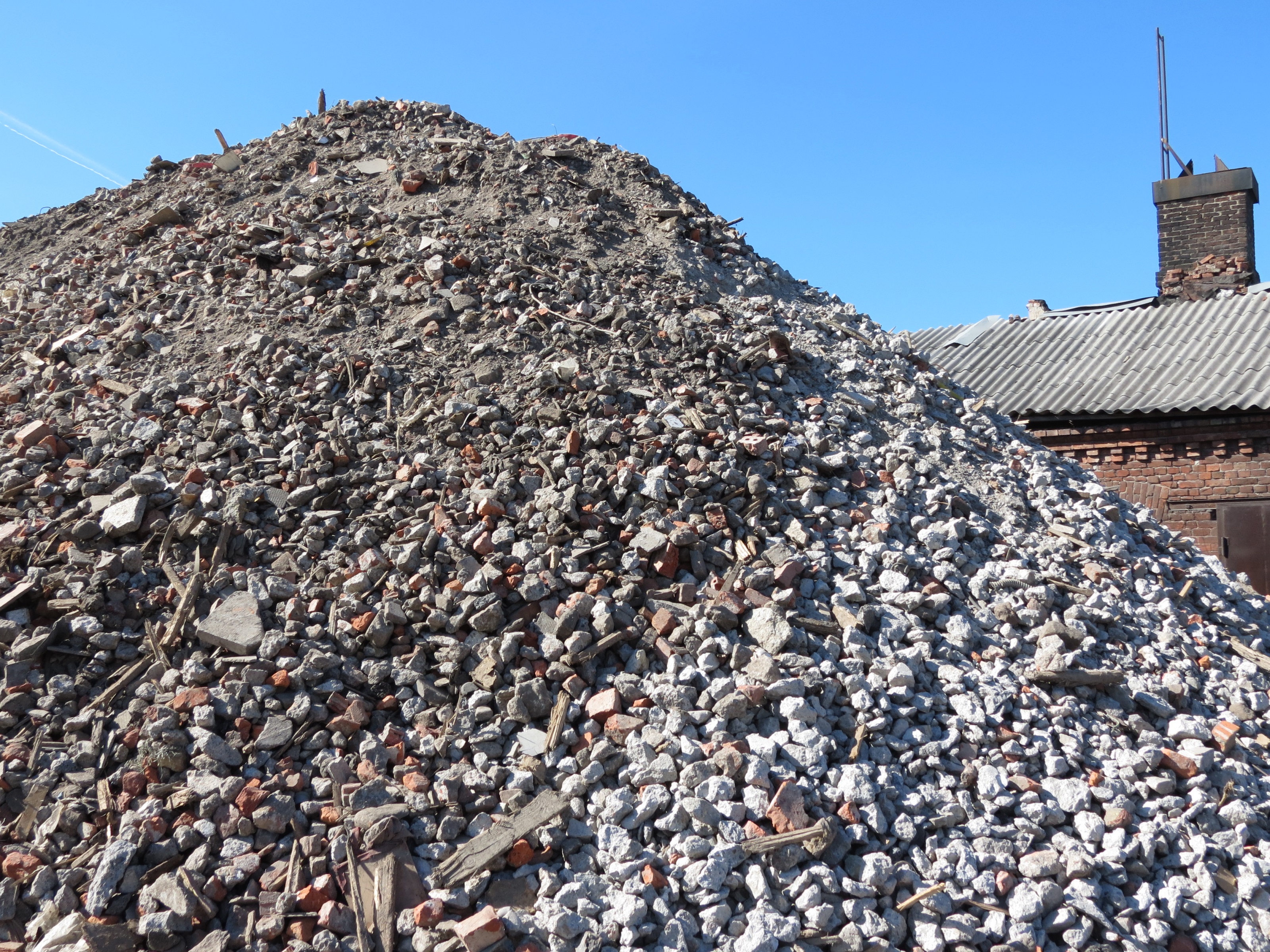 Бой бетона. Бетон дробленный