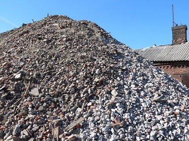 Бой бетона. Бетон дробленный