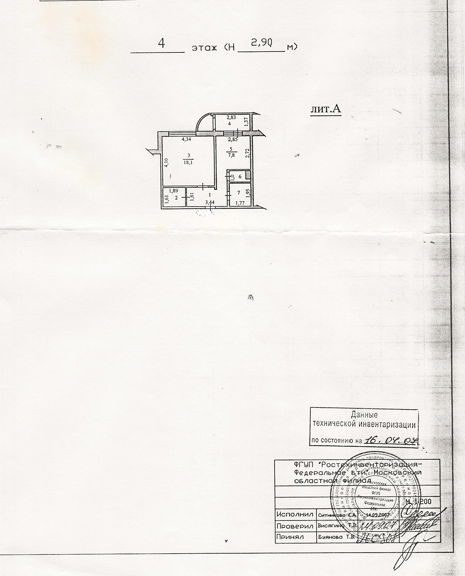 1 комн.квартира