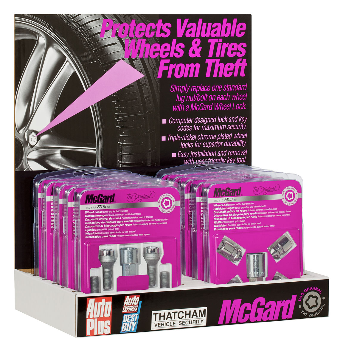 Секретки, болты, гайки на колеса McGard (Макгард)