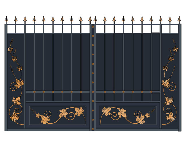 Ворота "Классика" Лоза 