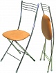 Складные стулья на металлокаркасе
